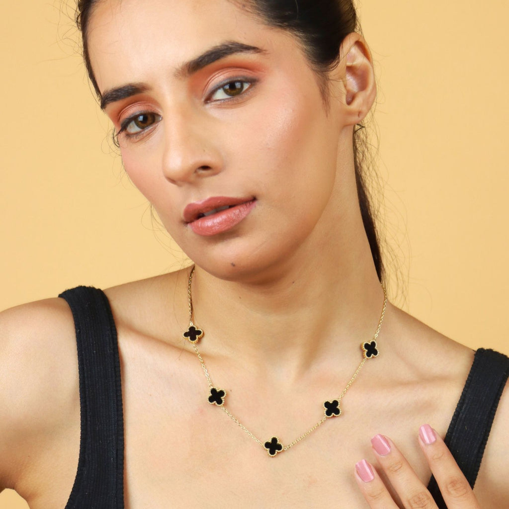 Black Clover Necklace