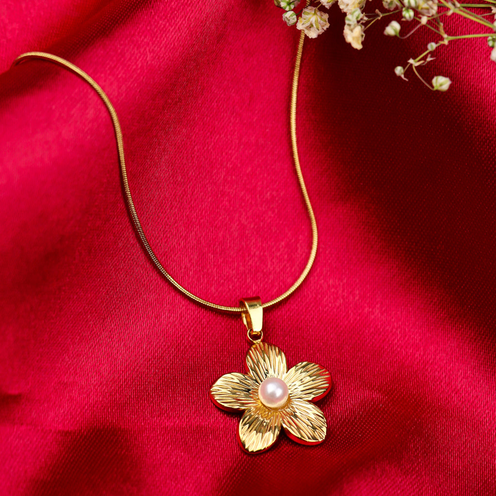 Golden Blossom Pendant